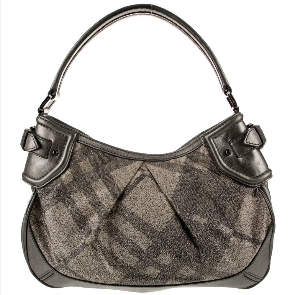 Authentic Burberry Super Nova Check Shoulder Bag